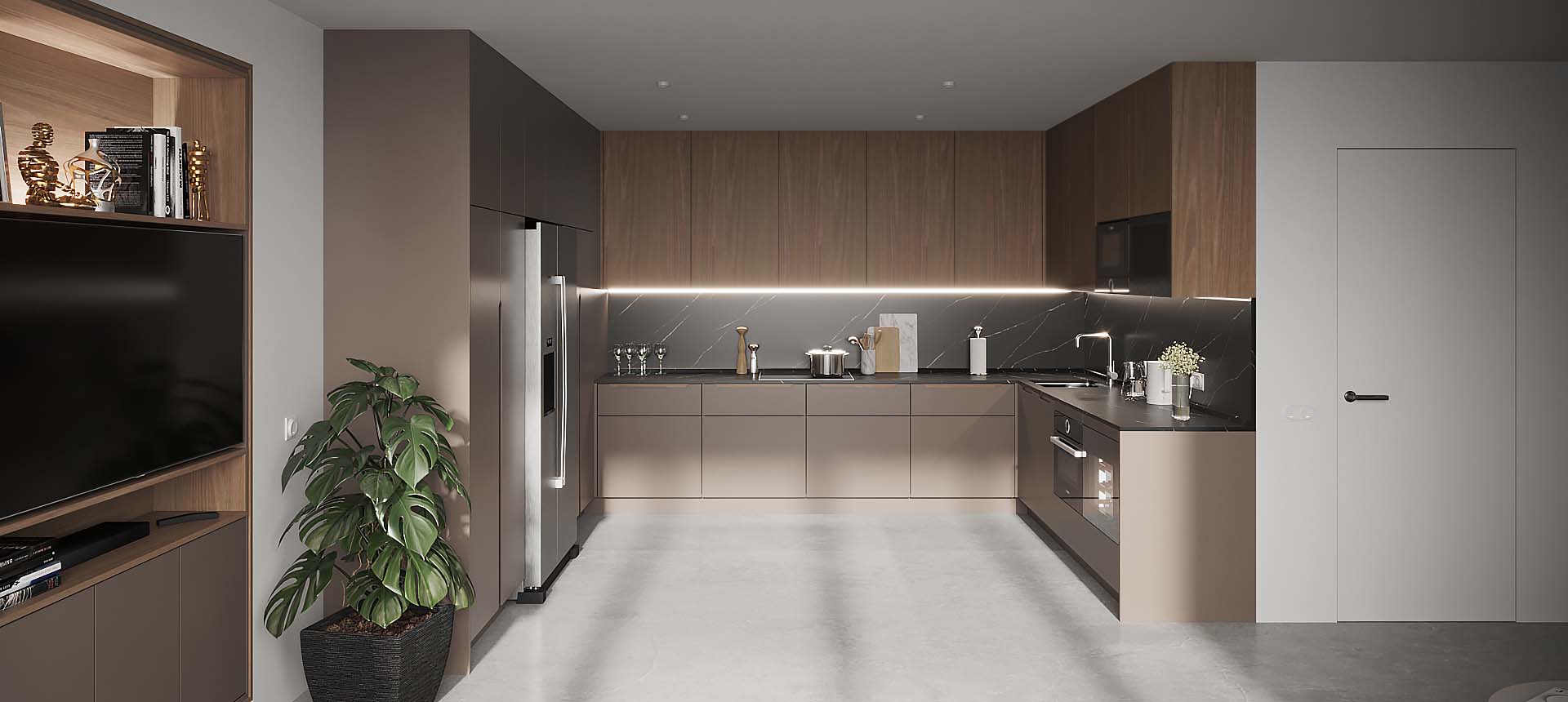 эмаль цвет Моккачино / Орех грецкий 